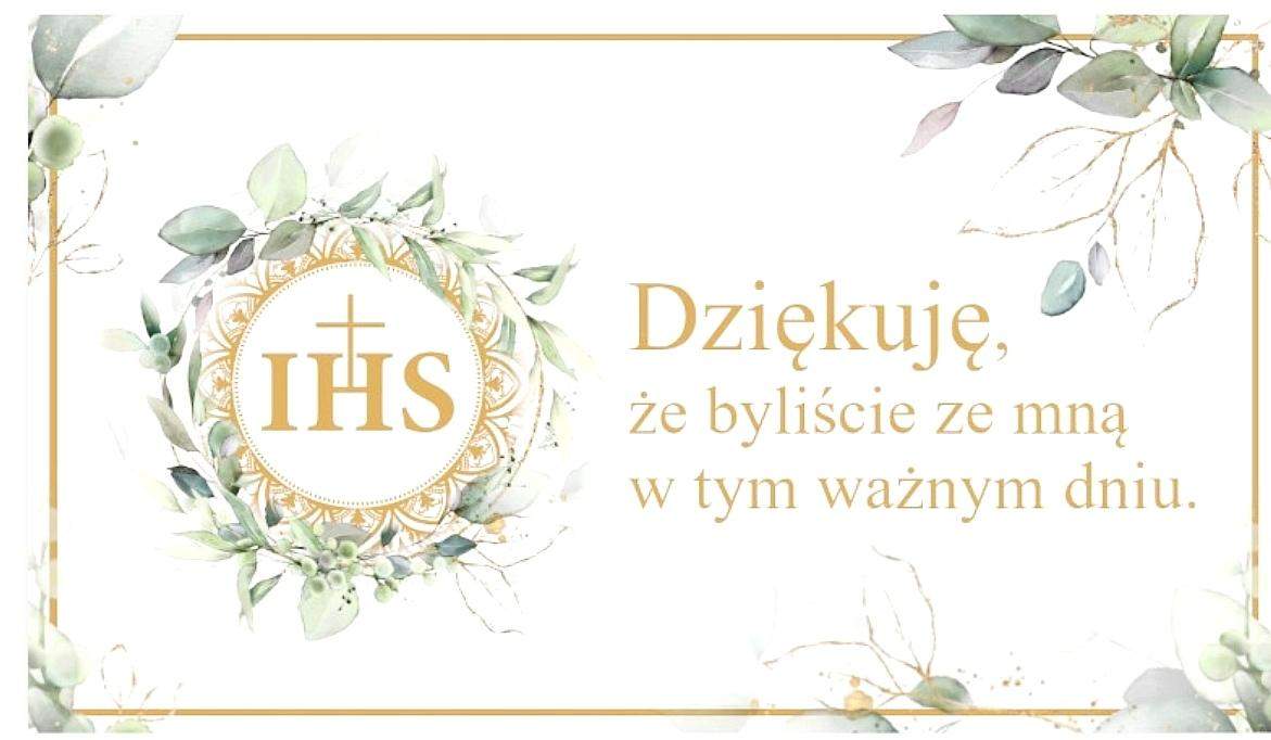 Hostia - podziękowania dla gości z bilecikiem 1